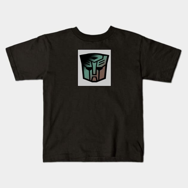 TF - Autobot Rub Sign Kids T-Shirt by DEADBUNNEH